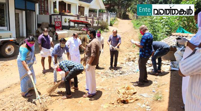 മഴക്കാല പൂര്‍വ്വ ശുചീകരണ പ്രവര്‍ത്തനങ്ങളുമായി രാജകുമാരി ഗ്രാമപഞ്ചായത്ത്