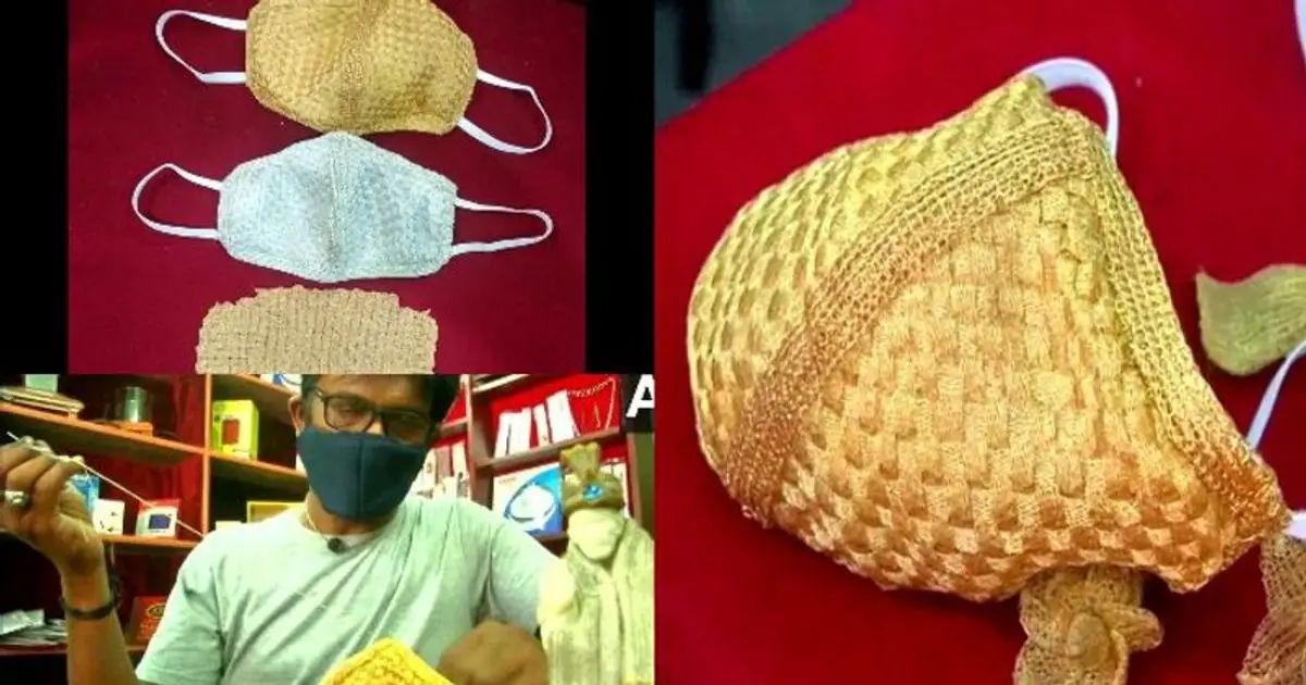 സില്‍വറിന് 15000, സ്വര്‍ണത്തിന് 2,75,000 രൂപയും; വിലപിടിപ്പുള്ള ലോഹങ്ങള്‍ കൊണ്ട് മാസ്ക് നിര്‍മിച്ച്‌ ജ്വല്ലറി ഉടമ
