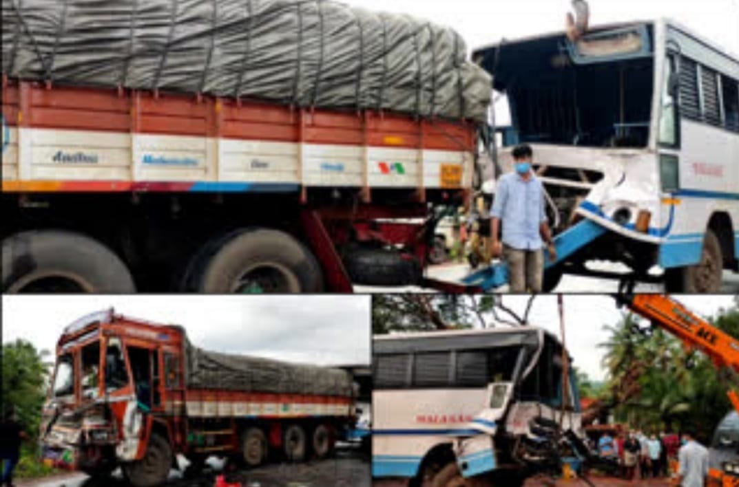 തളിപ്പറമ്പ് ദേശീയപാതയിൽ വാഹനാപകടം; നിരവധി പേർക്ക് പരിക്ക്