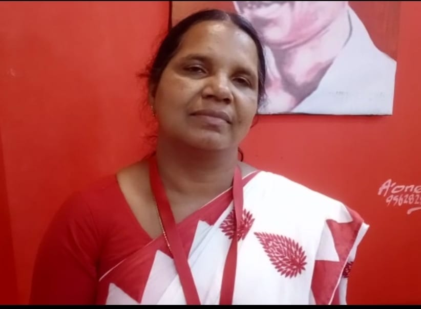 കുഞ്ഞുമോൾ ; സി.പി.എമ്മിന് കേരളത്തിലെ ആദ്യ വനിതാ ഏരിയ സെക്രട്ടറി വയനാട്ടിൽ നിന്ന്