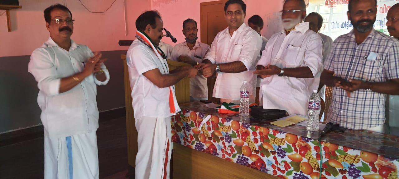 എൻ.സി.പി.യിൽ ചേർന്നവർക്ക്  മണ്ഡലം കണ്‍വെന്‍ഷനിൽ സ്വീകരണം നൽകി