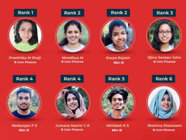ഭാരതിയാർ സർവ്വകലാശാല പരീക്ഷാ ഫലം: നീലഗിരിക്ക് എട്ട് റാങ്കുകൾ