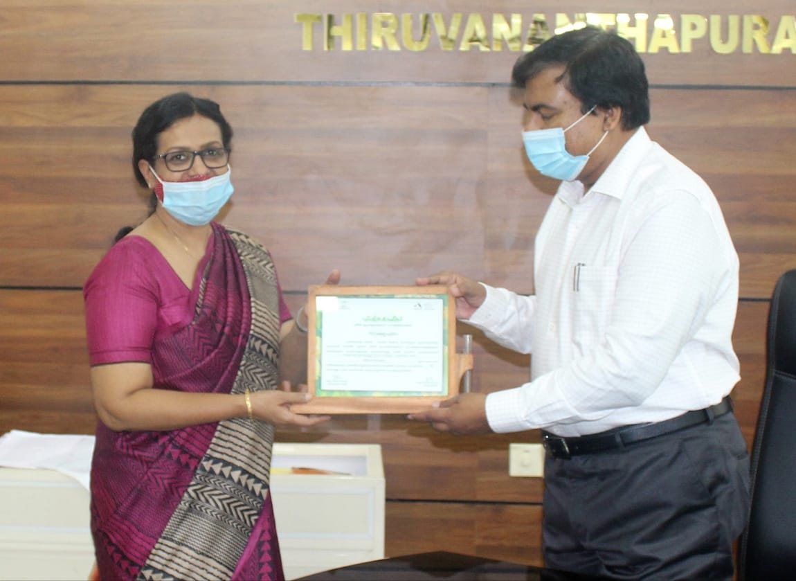 നിഷിന് ഗ്രീന്‍ ക്യാംപസ് അംഗീകാരം