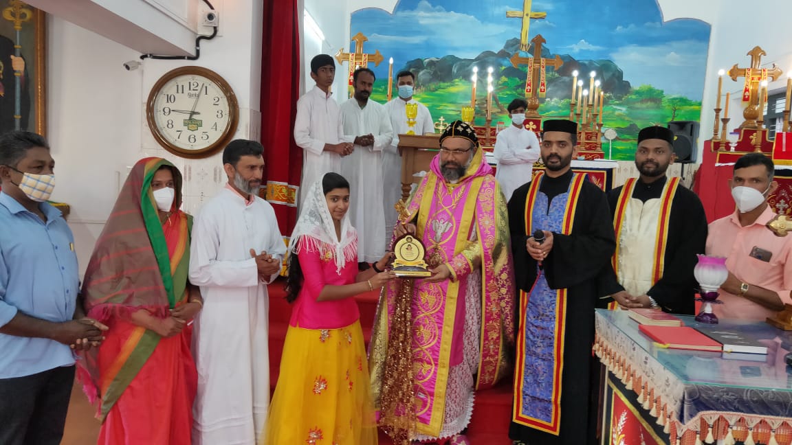 ബെനീറ്റ വർഗ്ഗീസിനെ ആദരിച്ചു
