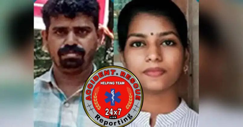 കാറും ലോറിയും കൂട്ടിയിടിച്ച് അച്ഛനും മകള്‍ക്കും ദാരുണാന്ത്യം