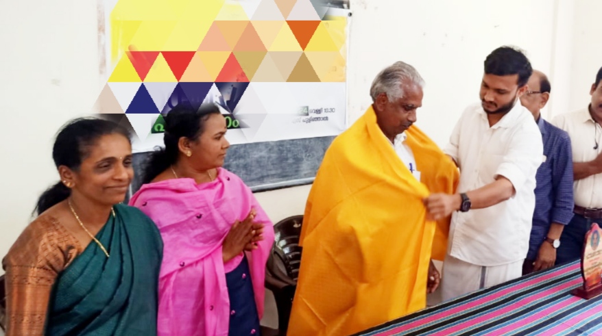 കെ.കെ ചന്ദ്രശേഖരനെ ആദരിച്ചു