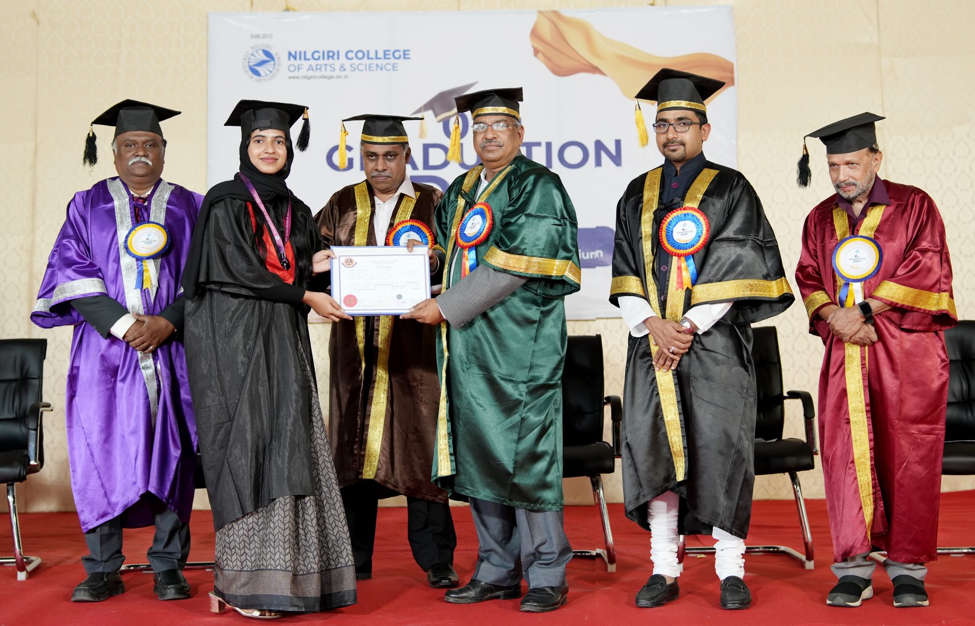 നീലഗിരി കോളേജിൽ ഏഴാം ബിരുദദാന ചടങ്ങ് നടത്തി
