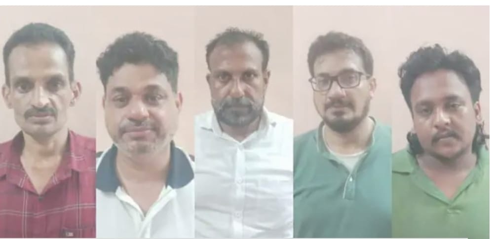 സ്ഥിരം മയക്കുമരുന്ന് വിൽപ്പന: അഞ്ച് പേർ അറസ്റ്റിൽ.