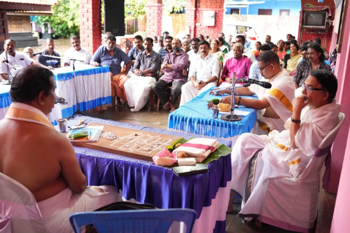 ശ്രീ മാരിയമ്മൻ ദേവീക്ഷേത്രത്തിൽ താബൂല പ്രശ്നം നടത്തി