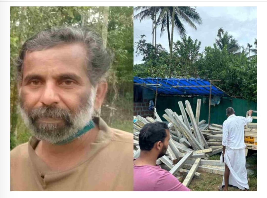 വേലിക്കല്ല്  മറിഞ്ഞ്  വീണ് തൊഴിലാളി മരിച്ചു: ഉടമക്കും  പരിക്ക്