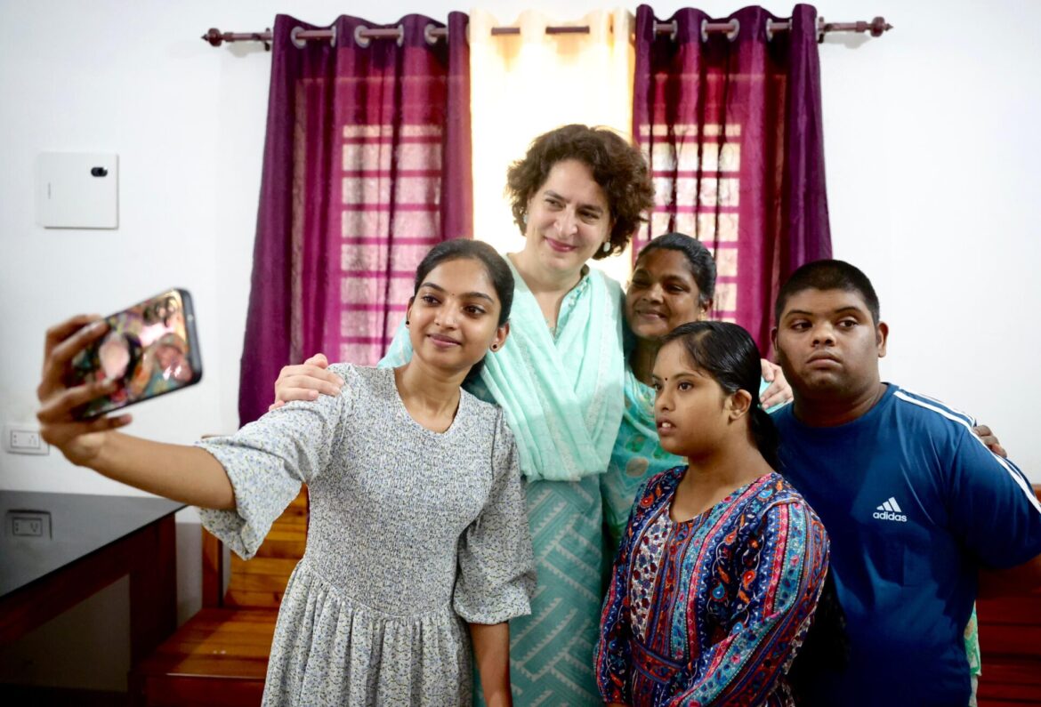 പോരാട്ടത്തിന്റെ പ്രതീകമായ സിജിയെ കാണാൻ പ്രിയങ്കയെത്തി