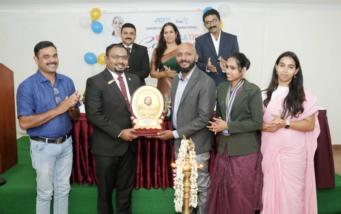 സഞ്ജു കെ.ജെ.യ്ക്ക് ജെസിഐ കൽപ്പറ്റ ബിസിനസ് അവാർഡ്