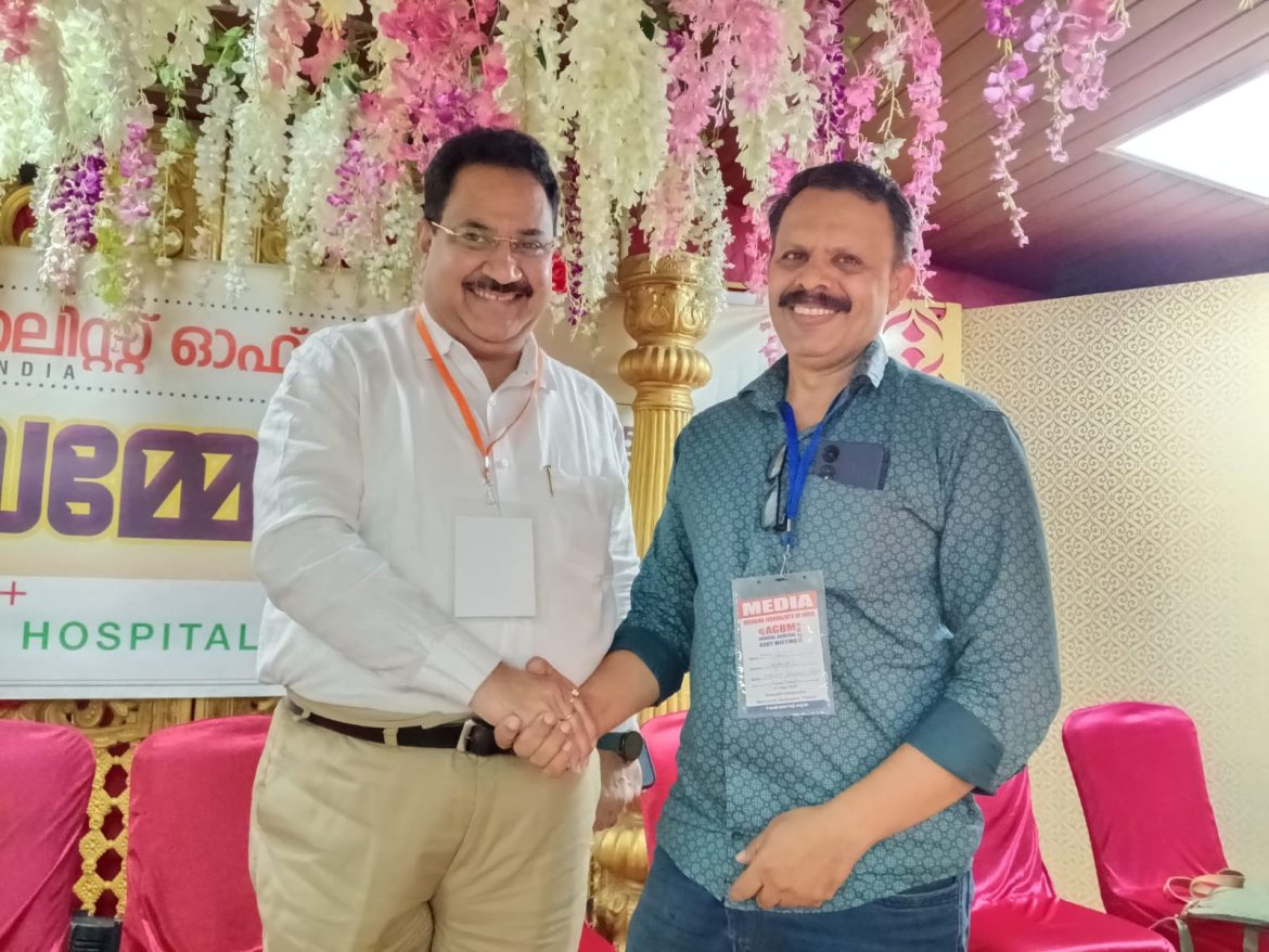 വർക്കിംഗ് ജേണലിസ്റ്റ് ഓഫ് ഇന്ത്യ (WJI )യുടെ വയനാട് , കണ്ണൂർ കോ-ഓഡിനേറ്ററായി സി. മഹേഷിനെ തിരഞ്ഞെടുത്തു