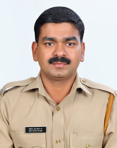 അബ്ദുൾ സലാമിന് സംസ്ഥാന പൊലീസ് മേധാവിയുടെ ബാഡ്ജ് ഓഫ് ഹോണർ