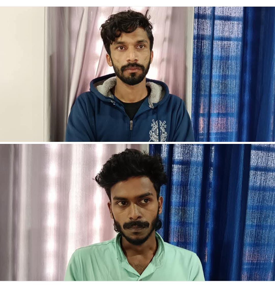 സ്കൂട്ടറിൽ കടത്തിക്കൊണ്ടുവന്ന എം.ഡി.എം.എ യുമായി രണ്ട് യുവാക്കളെ എക്സൈസ് അറസ്റ്റ് ചെയ്തു