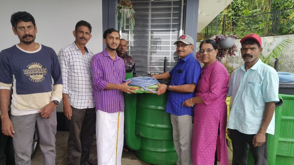 ബയോഗ്യാസ് പ്ലാന്റ്:വിതരണോദ്ഘാടനം നടത്തി