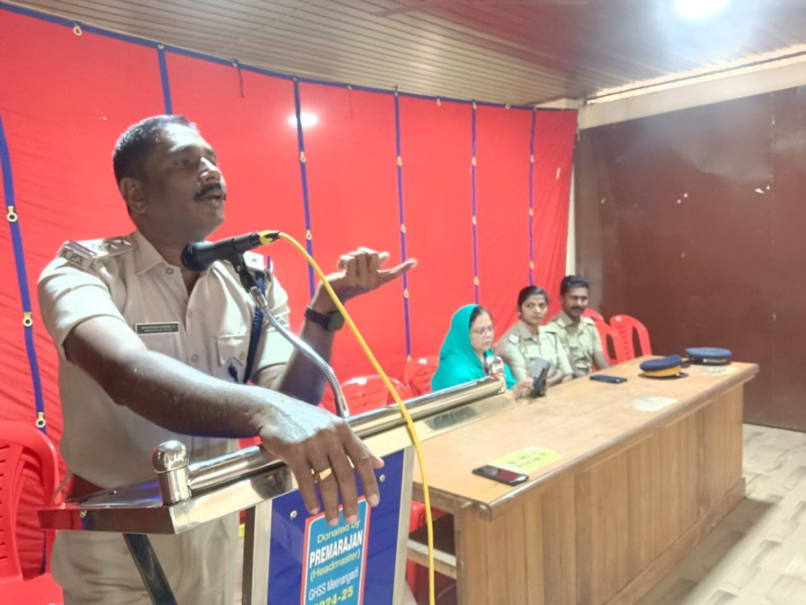 എസ്.പി.സി അംഗങ്ങൾക്ക് പരിശീലനം നൽകി