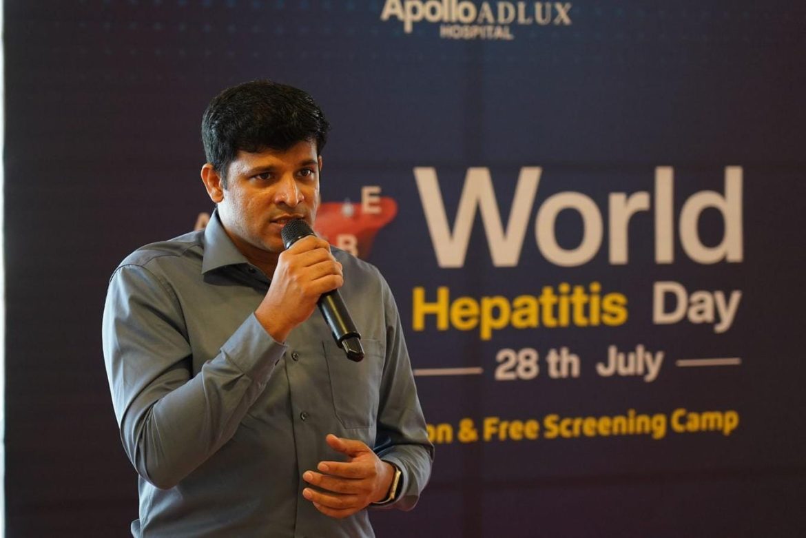 ലോക ഹെപ്പറ്റൈറ്റിസ് ദിനാചരണം:അങ്കമാലി അപ്പോളോ അഡ്‌ലക്സ് ഹോസ്പിറ്റലിൽ ബോധവൽക്കരണവും സ്ക്രീനിംഗ് ക്യാമ്പും സംഘടിപ്പിച്ചു