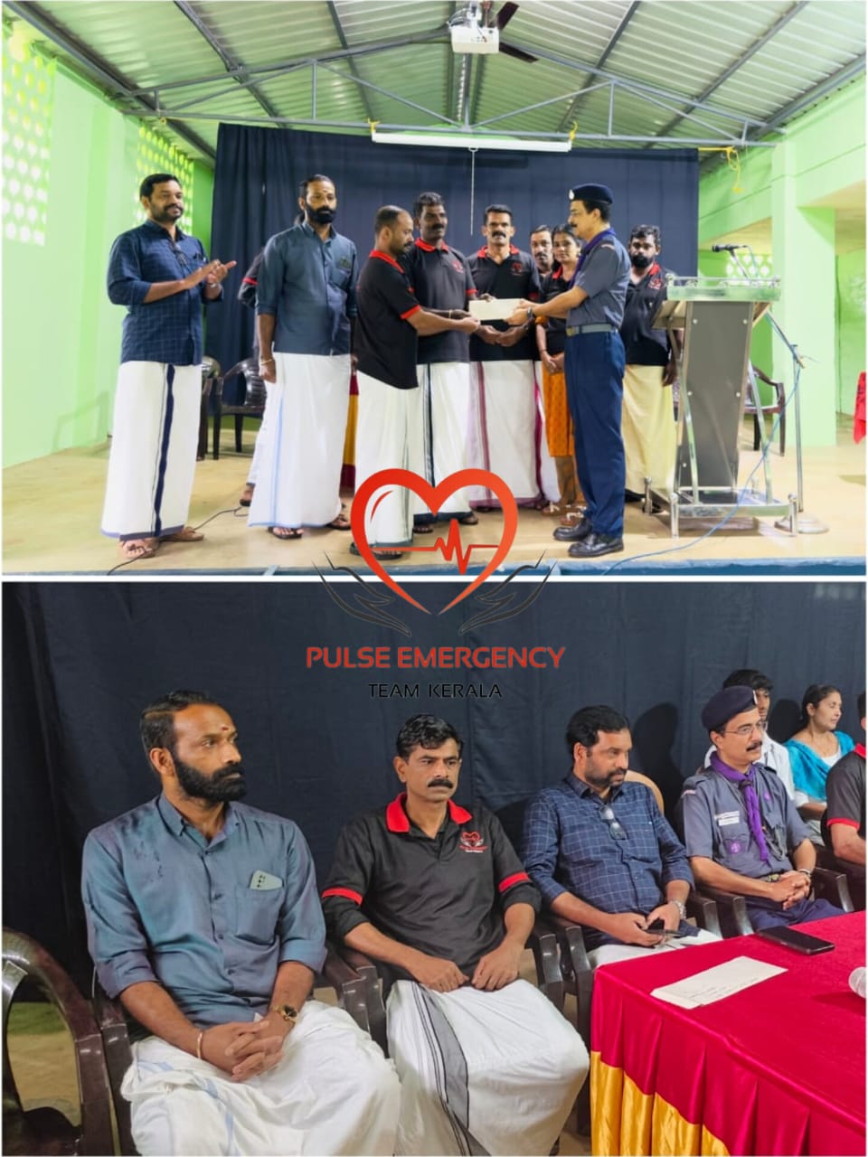 തരിയോട് നിർമ്മല ഹൈസ്കൂളിന്റെ ആദരം ഏറ്റുവാങ്ങി പൾസ് എമർജൻസി ടീം