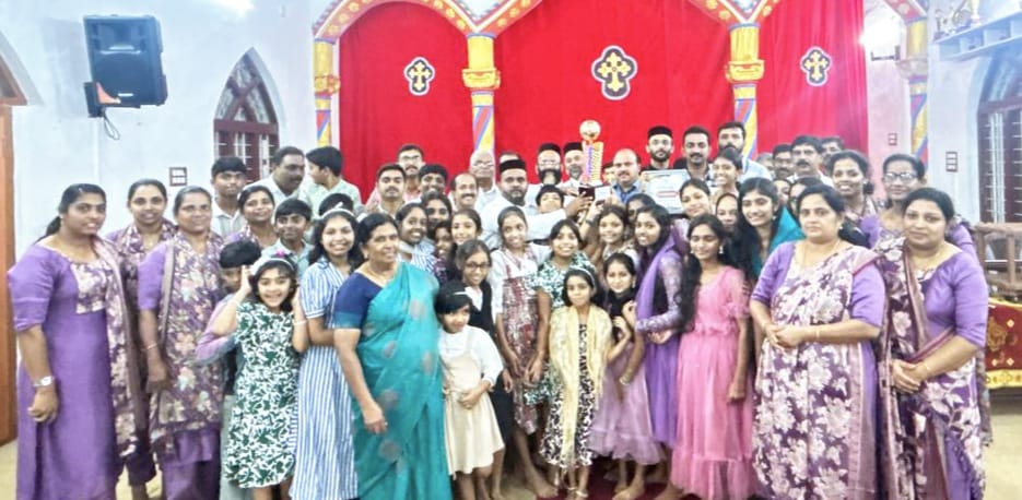 സൺഡേ സ്കൂൾ കലോത്സവം:കോറോം സെയ്ൻ്റ് മേരീസ് സ്കൂ‌ളിന് കിരീടം