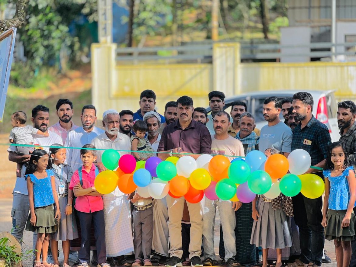 റോഡ് ഉദ്ഘാടനം ചെയ്തു