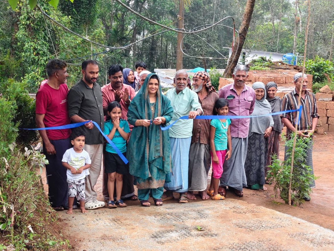 റോഡ് ഉദ്ഘാടനം ചെയ്തു