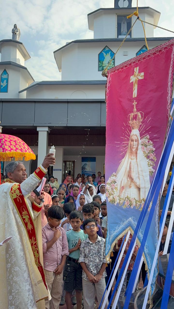 തെനേരി ഫാത്തിമ മാതാ ദേവാലയത്തിൽ തിരുനാളിന് തുടക്കമായി