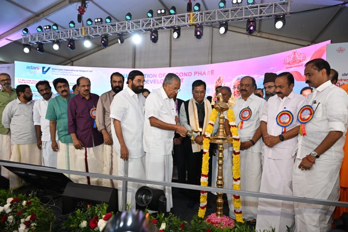 ആഗോള കടൽവാണിജ്യ ഭൂപടത്തിൽ അതിപ്രധാന കേന്ദ്രമായി വിഴിഞ്ഞം തുറമുഖം മാറും:മുഖ്യമന്ത്രി പിണറായി വിജയൻ