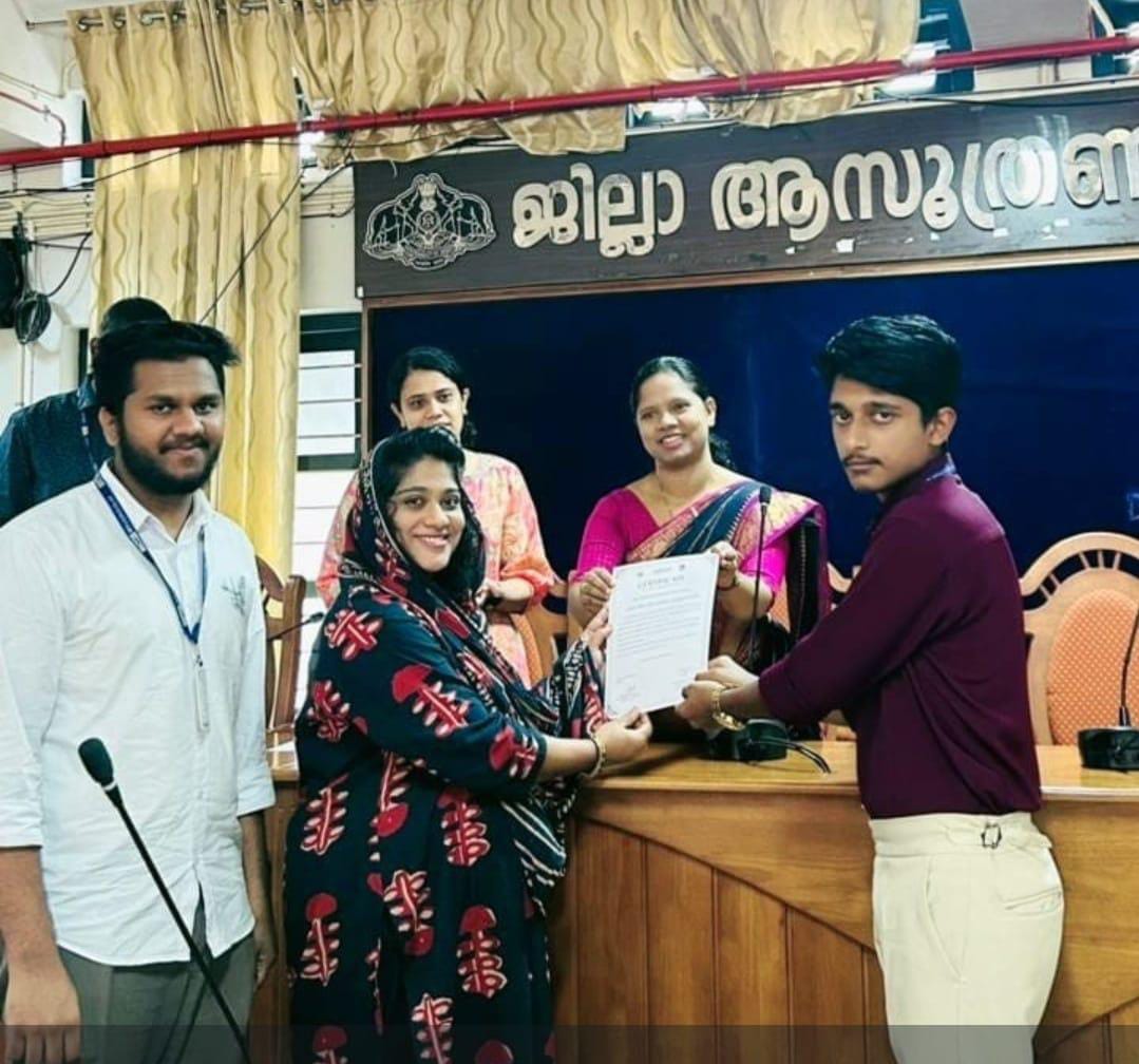 വോട്ടിംഗ് ബോധവൽക്കരണം:മുട്ടിൽ ഡബ്ല്യു.എം.ഒ കോളേജിന് ജില്ലാ ഭരണകൂടത്തിന്റെ അംഗീകാരം