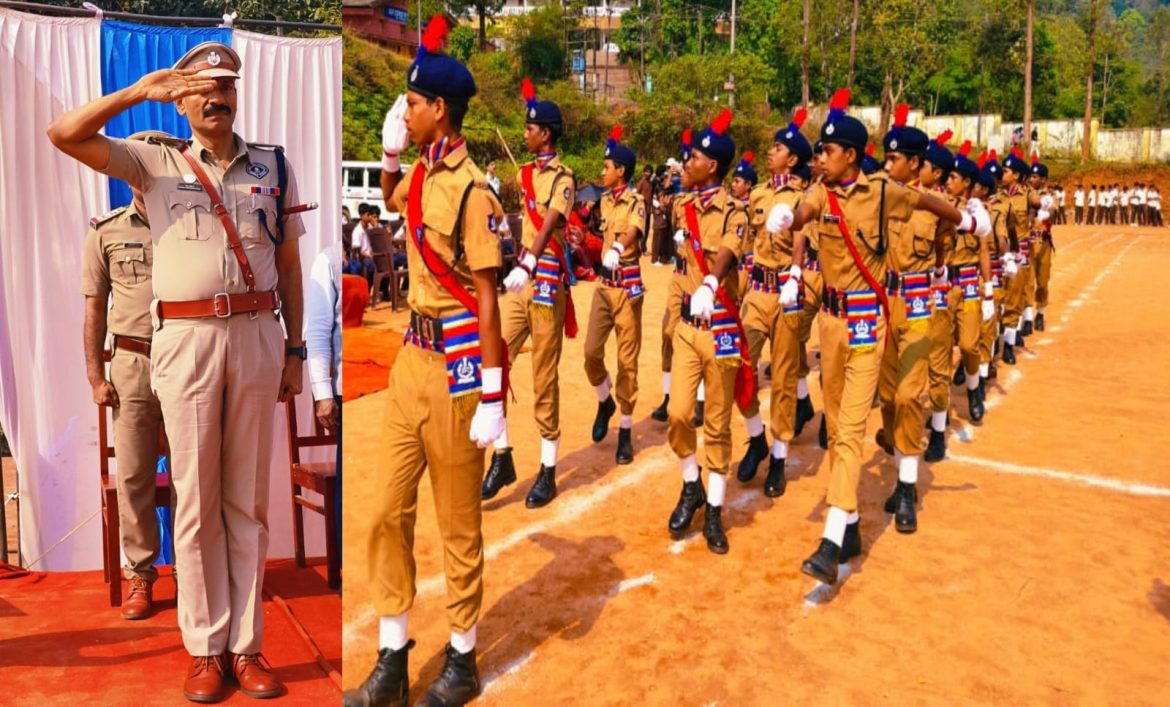 ഏകലവ്യ മോഡല്‍ റെസിഡൻഷ്യൽ സ്‌കൂളില്‍ എസ്.പി.സി പാസ്സിങ് ഔട്ട് പരേഡ്:117 കേഡറ്റുകള്‍ പങ്കെടുത്തു