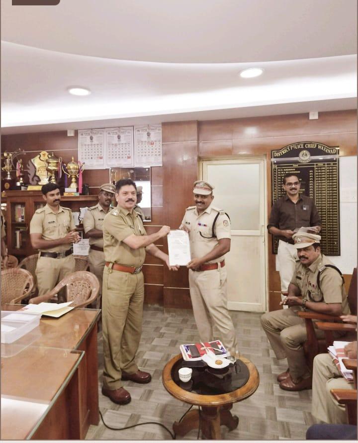 നർകോടിക് കേസ് സ്റ്റഡി പ്രസന്റഷനിൽ വയനാട്ടിലെ പോലീസ് ഉദ്യോഗസ്ഥന് ഒന്നാം സ്ഥാനം