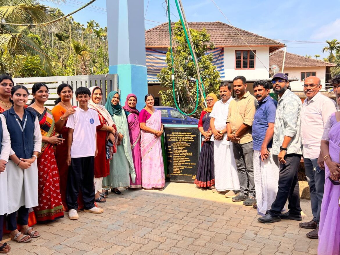 വെള്ളമുണ്ട ഗവ.മോഡൽ ഹയർ സെക്കൻഡറി സ്കൂൾ ഗ്രൗണ്ട് കവാടം ഉദ്ഘാടനം ചെയ്തു